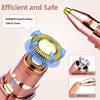 DESHCO 2 IN 1 Eyebrow Trimmer For Women, Hair Removal Trimmer, Upper Lip Hair Remover, Face Trimmer (Rainbow Design) view 2