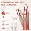 DESHCO 2 IN 1 Eyebrow Trimmer For Women, Hair Removal Trimmer, Upper Lip Hair Remover, Face Trimmer (Rainbow Design) view 3