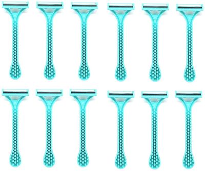 ZURITY Max Soft Care Razor Disposable Soft Care Shaving Razor Men and Women Max Travel Shaver Razor Blades Face Care Underarm Body Hair Removal (Multi color) (Set of 12)