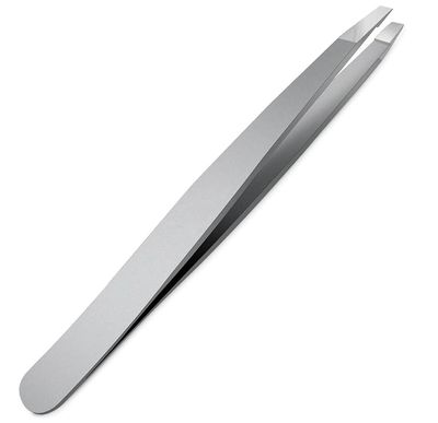 KIRA Tweezer Plucker Precision Tweezers For Eyebrows, Ingrown Hair, Plucking Daily, Hair Removal And Beauty Tool With Stainless Steel (Silver)