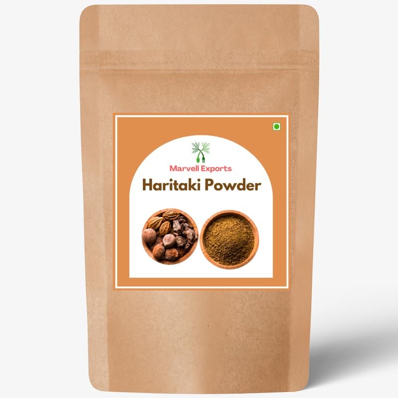 Marvell Exports | Haritaki Powder | No Added Preservatives | Free Spoon (55 Gram)