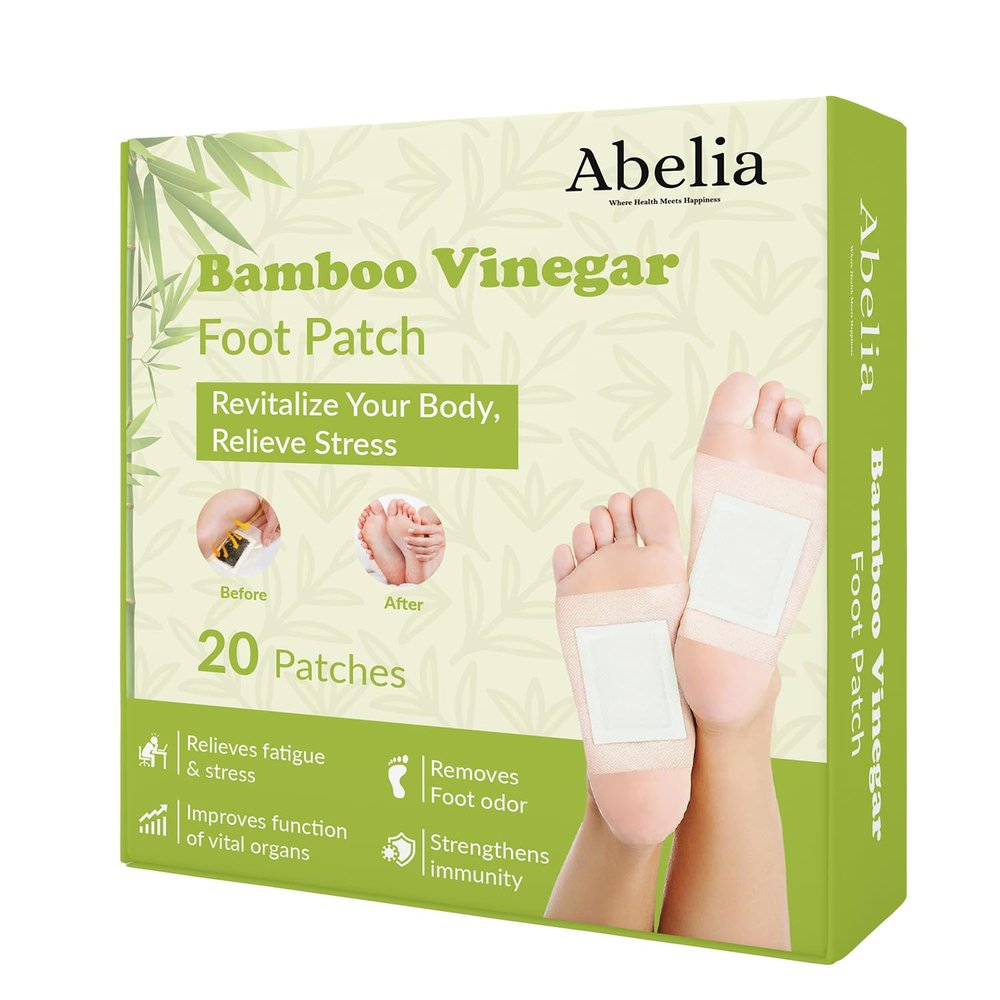 Abelia Detox Health Foot patches, Cleansing Toxin Remover Natural organic Foot Patch, Detoxification Stress Relief Sleep Patch, Pain Relief Detox pad, For Men & Women (9)