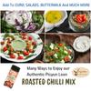 Forgotten Flavours | Flavoured Pahadi Salt - Roasted Chilli | Seasoning Powder Mix | Himalayan Mixed Salts | Authentic Pahadi Pisyun Loon | 80 gms | Salad Seasoning | Pahadi Namak | Handmade | No Preservatives | Pack of 1 view 2