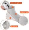 Abelia Silicone Gel Heel Socks for Dry Hard Cracked Heel Repair Pad, Swelling & Pain Relief, Cushion Support, Foot Care, Ankle Protection, Plantar Fasciitis for Men and Women (Free Size, 7 Pair) multicolour view 2