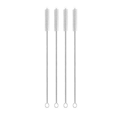 ERZA Straw Cleaner Brush Set, 4-Piece Long Cleaning Brush for Straws on Tumbler, Water Bottle, Sippy Cup, and Pipes, Tubes or Hummingbird Feeders