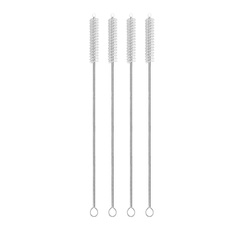 ERZA Straw Cleaner Brush Set, 4-Piece Long Cleaning Brush for Straws on Tumbler, Water Bottle, Sippy Cup, and Pipes, Tubes or Hummingbird Feeders