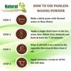 Natural Health & Herbal Products Magic Wax Powder | Natural & instant Hair Removal for Women & Men, Face & Body | Painess - 100g view 4