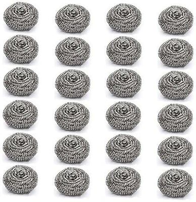 DIANO DIMZI Stainless Steel Wool Scrub Pad (Medium, Pack of 24) Regular Stainless Steel Scrub Pack of 24 Steel Wool