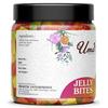 Uma Dry Fruits Mixed Fruit Jelly Bites| Sugar Coated Sugar Coated Jelly Candy Bites| Juicy Jellies| Jar Pack| 400 Gram| Pack Of 1 view 3
