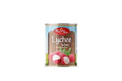 Royal Grove Canned Lychee Whole In Sugar Syrup | No Artifical Colours & Preservatives | Made with Fresh & Ripe Litchies | Nutrious, High in Antioxidants | 850G |