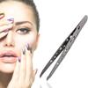 KIRA Professional Tweezer For Eyebrow Shaping, Ingrown Hair Removal, Eyebrow Grooming, First Aid, and Nose Hair Removal (Tweezer With Hole) (Black) view 2