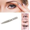 KIRA Professional Tweezer For Eyebrow Shaping, Ingrown Hair Removal, Eyebrow Grooming, First Aid, and Nose Hair Removal (Tweezer With Hole) (Black) view 3