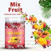 Nutriefoods Mix Fruit Toffee | 100% Natural Fruit Candy | Premium Mix Fruit Bar Mango, Banana, Guava, Papaya and Strawberry Fruit Pulp (400gm) view 2
