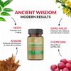 Matsyaveda RT Pure Blood Purifier | Herbal Blend of Manjistha, Neem, Haldi 10+ Ayurvedic Ingredients | Glowing Skin, Pimple & Acne Control | (Pack of 2, 120) view 4