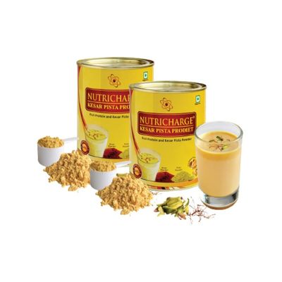 Nutricharge Kesar Pista Prodiet provides an excellent source of vegan Soy protein(Pack Of 2)