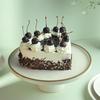 FlowerAura Delicious Fresh Choco Dipped Cherry Topped Yummy Black Forest Cake For Gifting As Birthday Cake, Anniversary Cake, Valentine's Day Cake, Mother's Day Cake (Same Day Delivery) (1Kg) view 2
