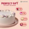 FlowerAura Delicious Silky Smooth Fresh Elegant Yummy Vanilla Cake For Gifting As Birthday Cake, Anniversary Cake, Valentine's Day Cake, Mother's Day Cake & Farewell Cake (Same Day Delivery) (2Kg) view 3