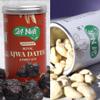 24 Nuts Hand Picked Jumbo Size Premium Cashew W180 & Royal Ajwa Dates Combo Pack 500gm (250g X 2) view 1
