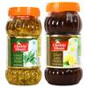 Chokhi Dhani Green Chilli Pickle 500g and Sweet Lime Pickle 600g view 1