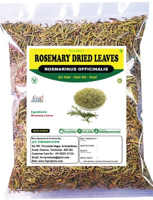 3V PRODUCTS Natural Rosemary Dried Leaves - Pack of 2x100g
