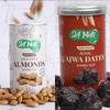 24 Nuts Hand Picked Jumbo Size California Almonds & Royal Ajwa Dates Combo Pack 500gm (250g X 2) view 1