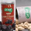 24 Nuts Hand Picked Jumbo Size Roasted and salted California Roasted and Salted Pistachioschios & Royal Ajwa Dates Combo Pack 500gm (250g X 2) view 1