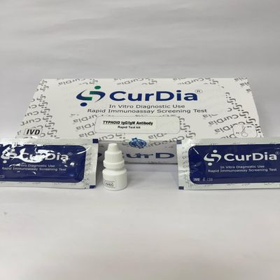 CURDIA TYPHOID IGM/IGM ANTIBODY 50 TEST CARD