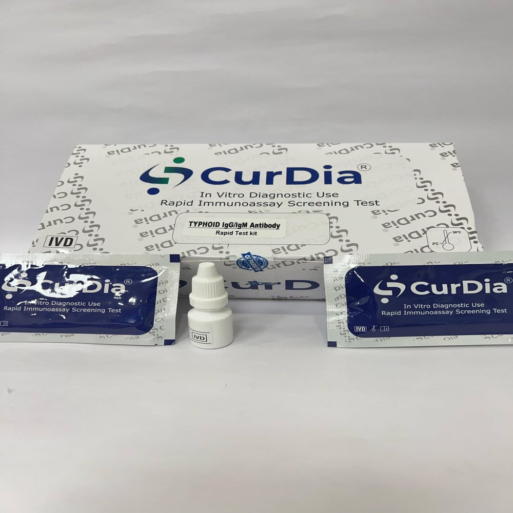 CURDIA TYPHOID IGM/IGM ANTIBODY 50 TEST CARD