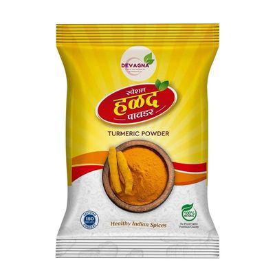 Devagna Products Organic Turmeric Marvel: 1Kg Culinary Gold | Certified Spice Excellence | Elevate Every Dish Naturally with Pure Goodness.