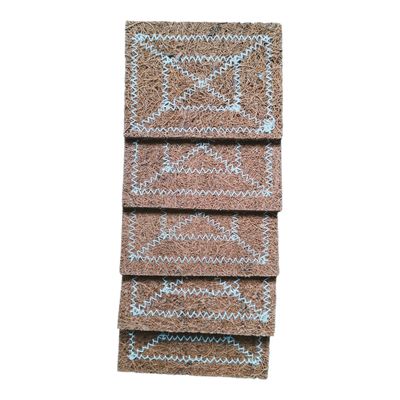 Eco Gree Natural Coconut Coir Dish Wash Scrubber Plastic Free Multi-Purpose Dishwashing and Cleaning Pad for Home Kitchens (Pack of 5)