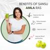 Sansu Amla Juice - 500 ML | Healthy Hair & Skin | Immunity Booster | Vitamin C | Natural & 100% Pure | Made with Cold Pressed (Pack of 5) view 4