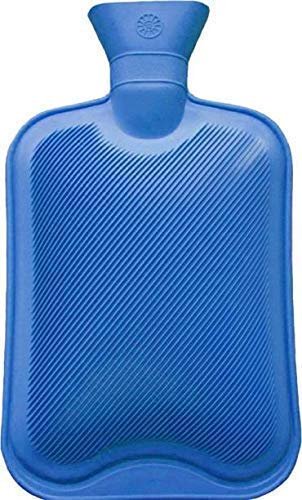 Doyelex 2 Litre Hot Water Rubber Bag for Aches, Cramps, Pain Relief Therapy, Portable Reusable LeakProof Design for Muscle Relaxation, Sport Injuries