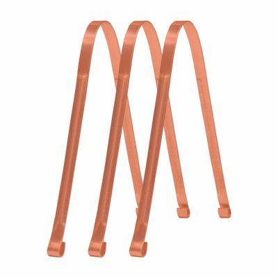 Nurpi copper Tongue Cleaners flat design |Fresh Breath, Improved Taste Sense for adult pack of 3