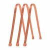 Nurpi copper Tongue Cleaners flat design |Fresh Breath, Improved Taste Sense for adult pack of 3 view 1