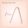 Nurpi copper Tongue Cleaners flat design |Fresh Breath, Improved Taste Sense for adult pack of 3 view 3