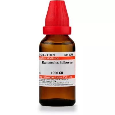 Ranunculus Bulbosus 1M (1000 CH) (30ml) || WSI Homeopathy Dilution