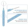 GLI-Smile Slim Interdental Brushes, Orthodontic Brushes for Braces, Oral Dental Hygiene Flosser Cleaning Tool for Deep Cleaner 0.7-0.8mm Medium/Large Gaps 32PCS view 3