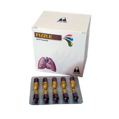 Ayulabs Fizzle Capsule | Pack of 10x10 tabs | Useful For Asthmatics as a Bronchodilator