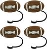 4Pcs Silicone Straw Cover, Cap Cartoon Football Straw Topper Reusable Drinking Straw Tips Lids Portable Dust Proof Straw Plug for Reusable Drinking Straws(7-8 mm) view 1