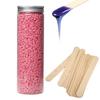 ZEELPETAL Hard Wax Beans Hair Removal Painless Wax for Full Body Brazilian wax for Multi Colors Wax for Facial, Brazilian Bikini, Underarms, Back, Chest, Legs- Pearl Beads (Beans 200 gm) (Rose) view 1