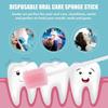 MJ Talk Tools 300 Pcs Oral Swabs-Unflavored & Sterile Disposable Dental Swabsticks for Mouth Cleaning- Individually Wrapped (Dental Pink) view 2