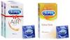 Durex Air Condoms For Men - 10 Count (Pack Of 2) |Suitable For Use With Lubes & Toys & Extra Dotted Condoms For Men - 10 Count view 1