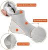ALESSO Crack Cotton Foot Protector Moisturizing Socks with Spa Gel Heel Pain Relief Silicone Gel Pad Heel with Spa Botanical for Men and Women Cotton Socks (Multi Color) (1 Pair) view 3