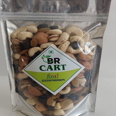 BR Cart Mix Dry Fruits Assorted Seeds & Nuts Healthy Mix Nuts Seeds Cashews, Almonds, Kishmish & Walnuts Pack Of 1. (250 GM)
