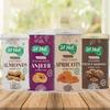 24 Nuts Premium Hand Picked Jumbo Size Premium California Almonds & Royal Anjeer & Turkish Apricots & Kashmiri Walnut Kernels Combo Pack Of 950gm view 1