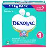 Dexolac Infant Formula Milk Powder for Babies - Stage 1 (Upto 6 Months) - with FOS and 36 Vital Nutrients - 1.2 Kg Large Pack view 1