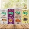 24 Nuts Premium Jumbo SIze California Almonds, Royal Afghani Anjeer, Turkish Dried Apricots, Raw Chia Seeds Combo Pack of 1kg (250gm x4) view 1