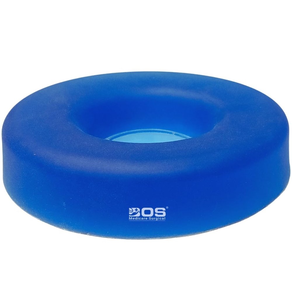 BOS MEDICARE SURGICAL OT Gel Head Support Medium Flat Top & Closed Bottom | Operation Theater Gel Pad for Surgery, Head Rest, Injury Recovery & First Aid | Anti-Decubitus, Pressure Relief Pad