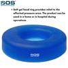 BOS MEDICARE SURGICAL OT Gel Head Support  Medium Flat Top & Closed Bottom | Operation Theater Gel Pad for Surgery, Head Rest, Injury Recovery & First Aid | Anti-Decubitus, Pressure Relief Pad view 3