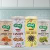 24 Nuts Premium Jumbo SIze Turkish Dried Apricots, Cashew W180, Raw Chia Seeds, Natural Dried Kiwi Combo Pack of 1kg (250gm x4) view 1